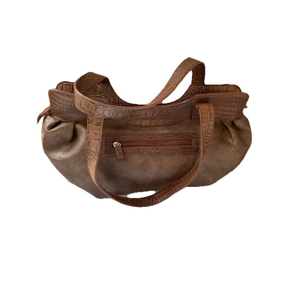 Blue Elegance Vintage Croc Bling Rhinestones & Silver Snake Rockabilly Purse - Picture 7 of 10